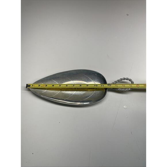 BW Buenilum Aluminum Leaf Tray Fish Bread Crudite’ Server MCM Charcuterie Party - Picture 8 of 10